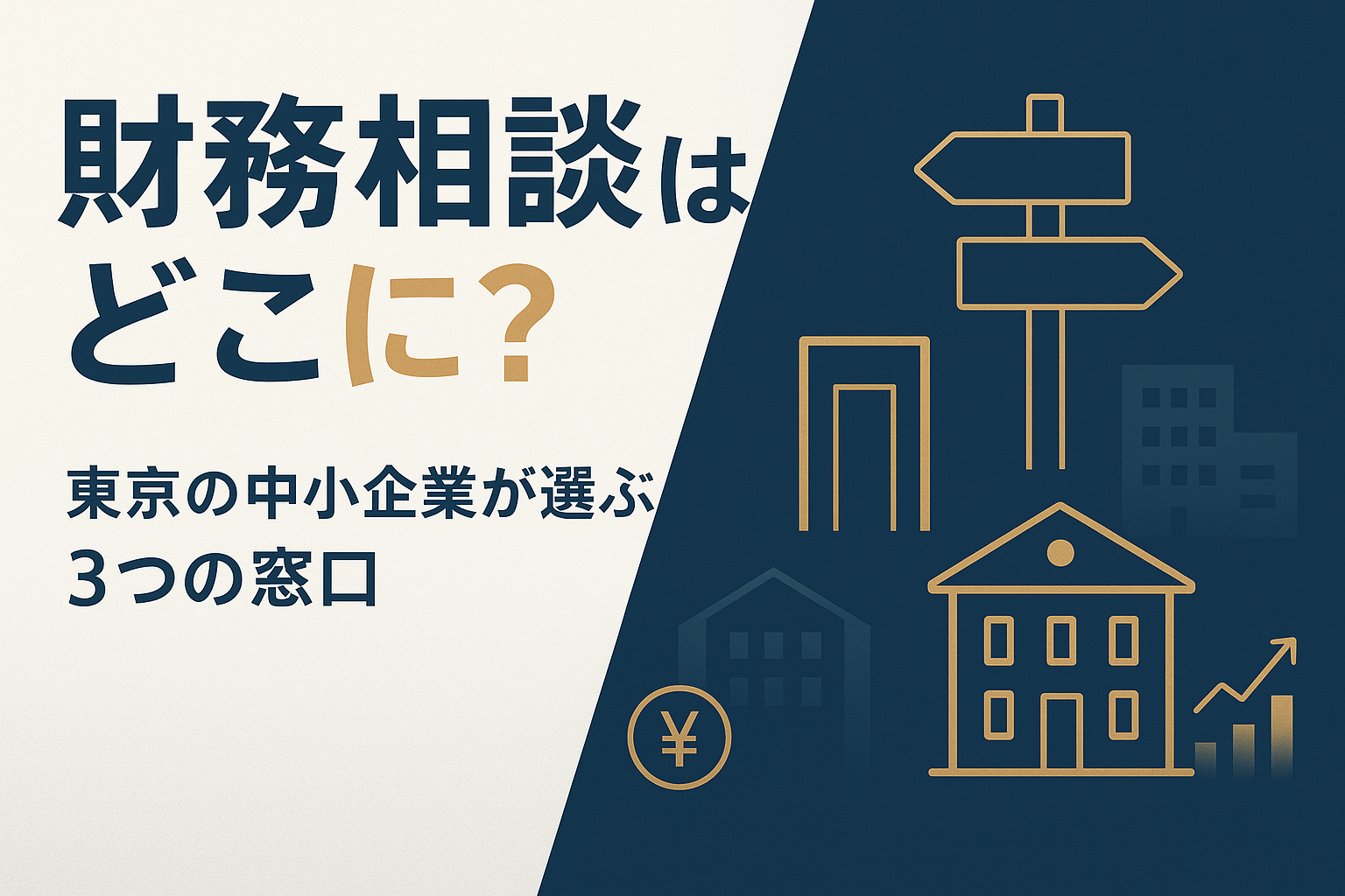 財務相談はどこに？東京の中小企業が選ぶ3つの窓口