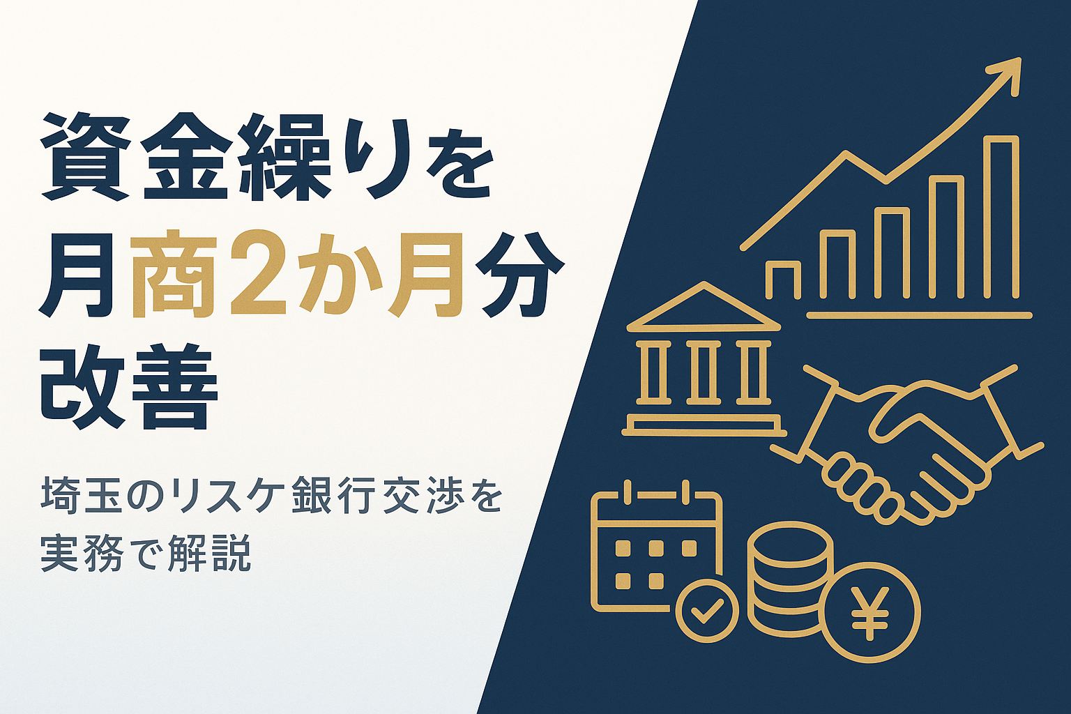 リスケの銀行交渉支援｜埼玉の中小企業が資金繰りを立て直す事例