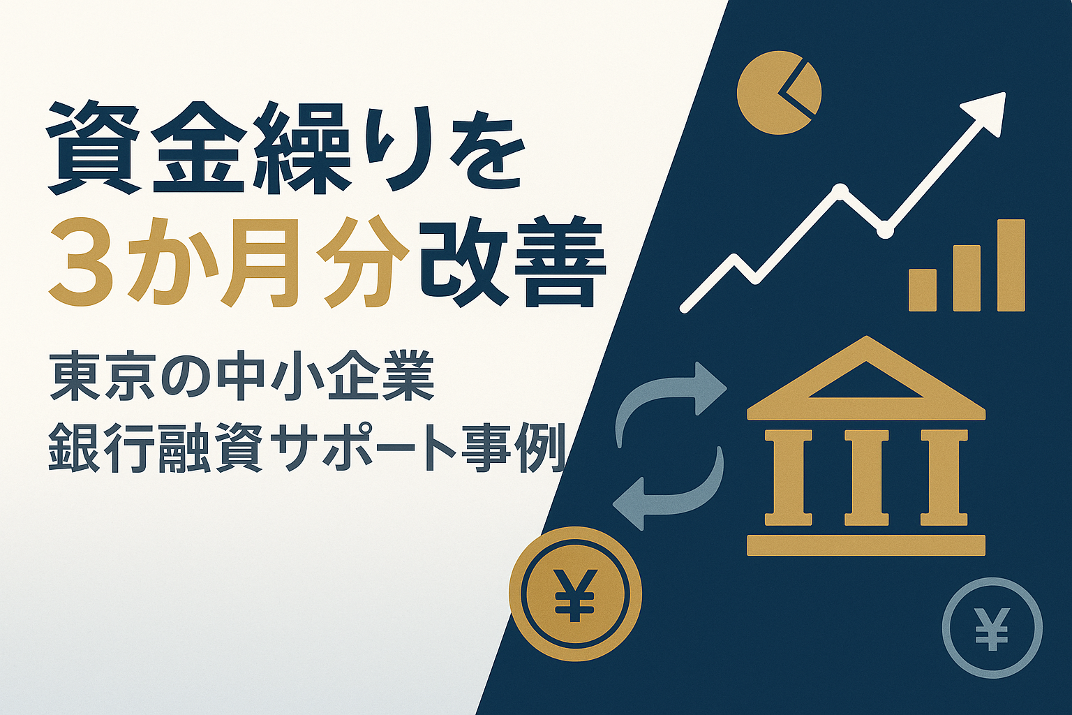銀行融資サポートで東京の中小企業が資金繰りを3か月分改善した話